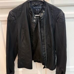 French Connection Quilted Black Jacket